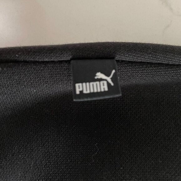 Puma ESS Small Logo Neutral Cotton Poly Blend Hoodie Kanga Pouch Black Sz XS NWT - Picture 11 of 12